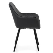 Eetkamerstoel Colin Donker Grijs