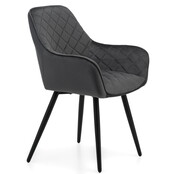 Eetkamerstoel Colin Donker Grijs