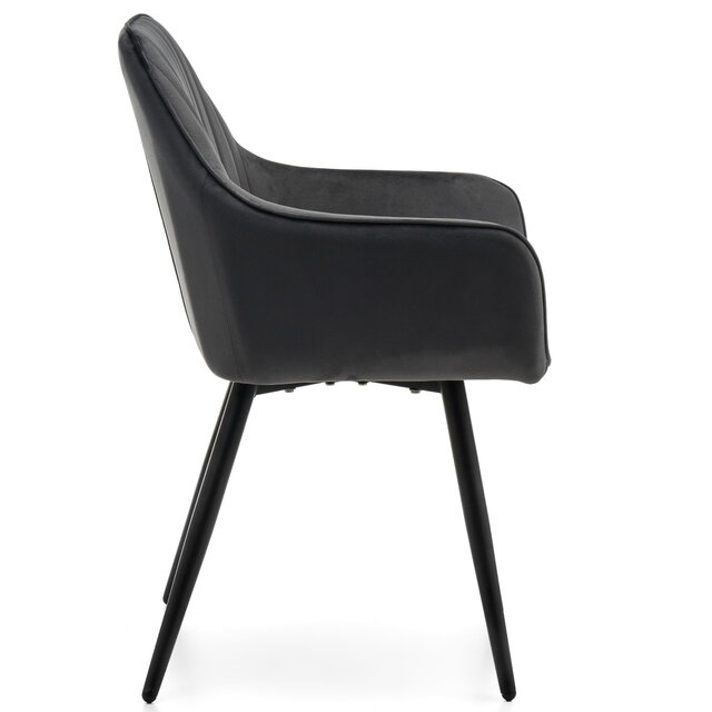 Eetkamerstoel Passo Donker Grijs