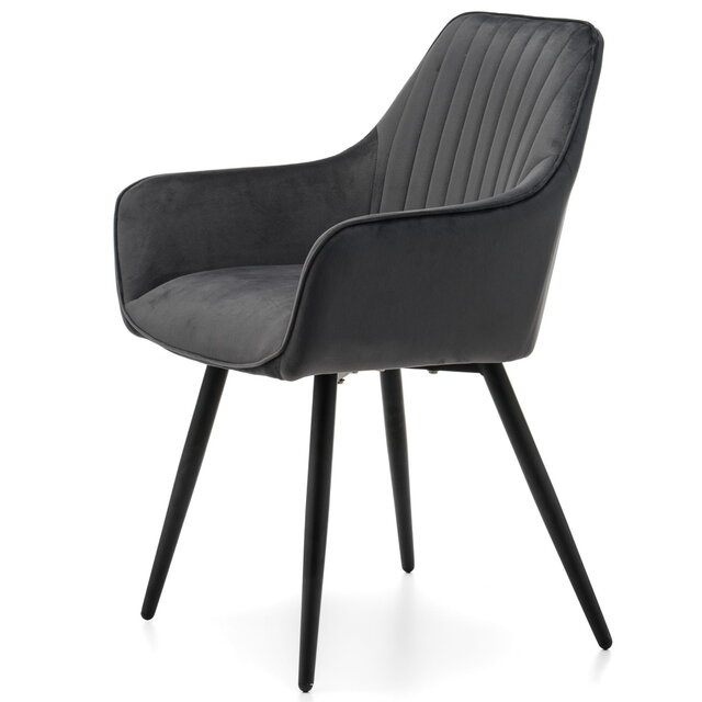 Eetkamerstoel Passo Donker Grijs