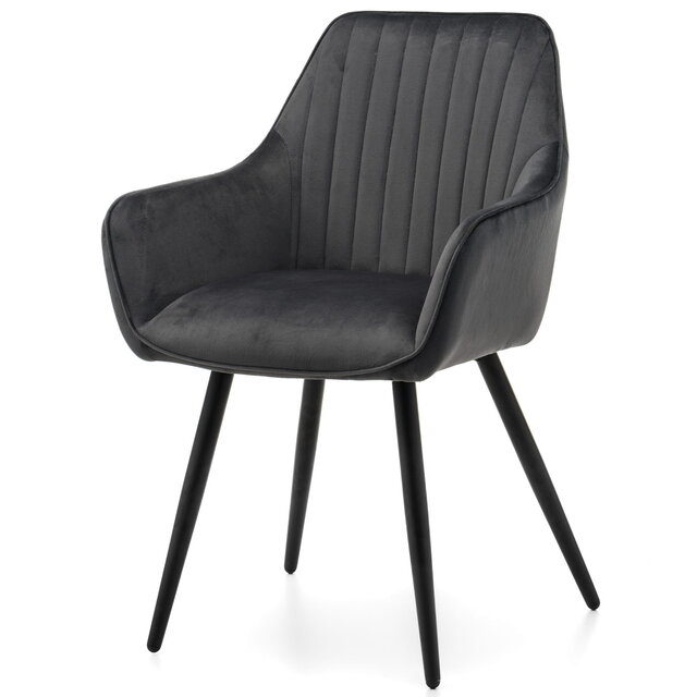 Eetkamerstoel Passo Donker Grijs