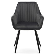 Eetkamerstoel Passo Donker Grijs