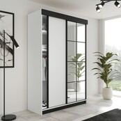 Schuifdeurkast  met spiegel  lamaro 138 cm