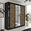 Maxy-shop Kledingkast Vena Zwart Art 250 cm