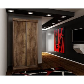 Kledingkast eiken 100 cm