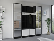 Halmeubel  Mataro met Kapstok  en 2  spiegels