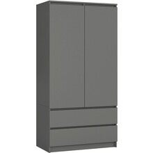 Kledingkast Antraciet 90 cm