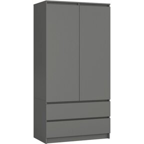 Kledingkast Antraciet 90 cm
