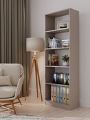 Boekenkast  klei  60 cm breed  4 planken