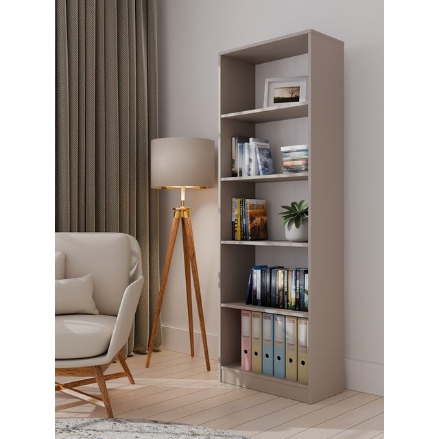 Boekenkast  klei  60 cm breed  4 planken