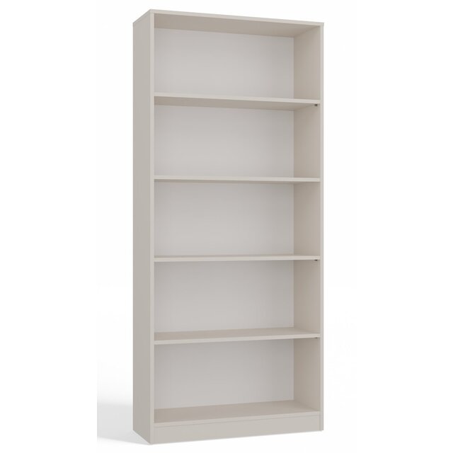 Boekenkast creme 80 cm breed  4 legplanken