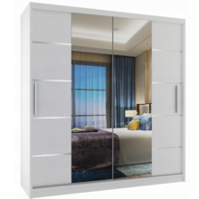 Kledingkast wit  158 cm