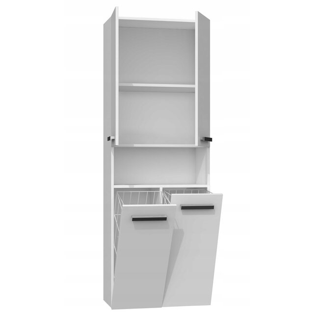 Badkamerkast Opbergkast Met 2 Wasmanden Badkamerkast Opbergkast Met 2 Wasmanden