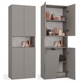 Badkamerkast Opbergkast  klei 1dk