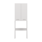 Wasmachine opbouw wit wasmachine/ wasdroger  kast