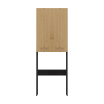 Wasmachine kast-Antraciet Eikenkleur  DD