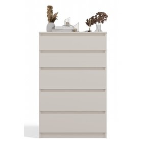 Ladekast M 5 lades  creme