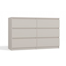 Ladekast 120cm  6 lades creme