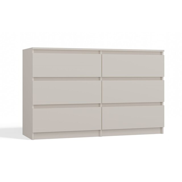 Ladekast 120cm  6 lades  creme