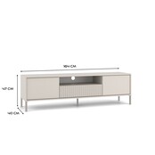 Tv meubel kamaro creme 160 cm