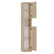 Wasmachine Ombouw  Licht Eiken Met Extra Kast