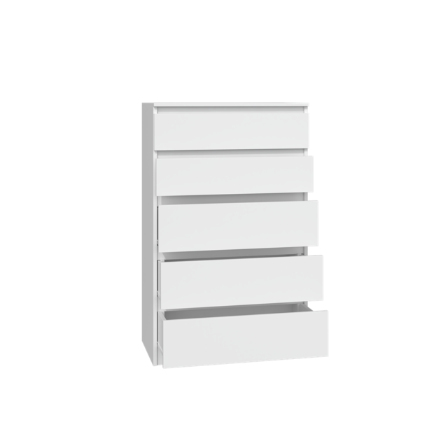 Ladekast M 5 lades wit