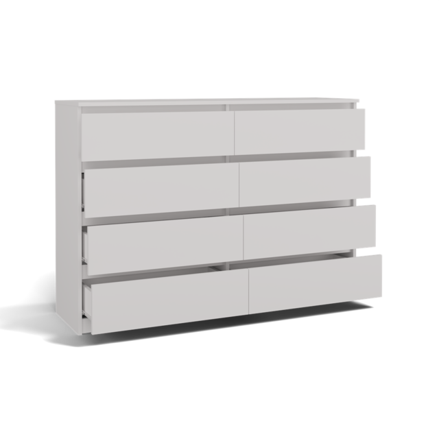 Ladekast  140 cm 8 lades