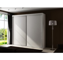Schuifdeurkast  Wit 200 cm