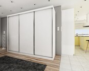 Schuifdeurkast  Wit 250 cm