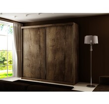 Kledingkast donker eiken   200 cm