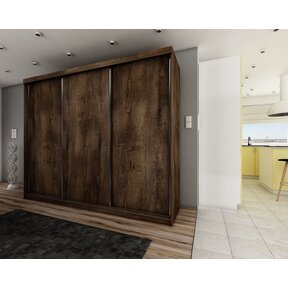 Kledingkast eiken 250 cm