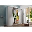Maxy-shop Schuifdeurkast amo 250 wit met spiegel