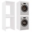 Maxy-shop Wasmachine/wasdroger kast om de droger boven de wasmachine te plaatsen