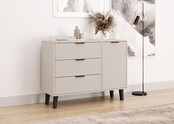 Dressoir scandi creme  110 cm