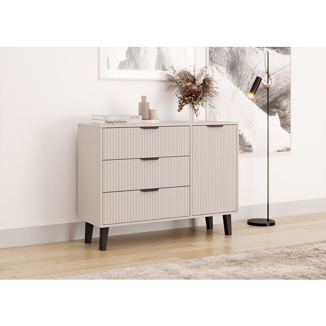 Dressoir scandi creme  110 cm