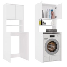Wasmachine kast wit XL