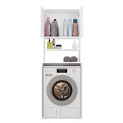 Wasmachine opbouw xl wit wasmachine/ wasdroger  kast