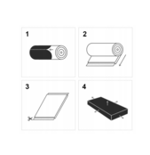 Pocketvering Matras 160x200 ALOË VERA   21cm hoog met kokos