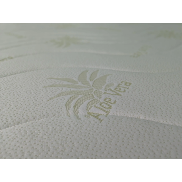 Pocketvering Matras 140x200  ALOË VERA   21cm hoog met kokos