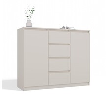 Dressoir - 120 cm 4 lades  creme 2D4S