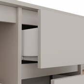 Dressoir - 120 cm 3 lades  creme