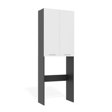Wasmachine kast antraciet wit DD