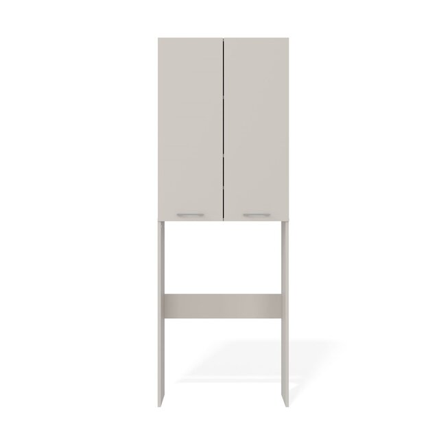 Wasmachine ombouw kast creme DD