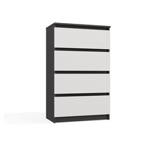 Ladekast M 4 lades antraciet wit 70 cm breed