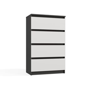 Ladekast M 4 lades antraciet wit