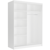 Schuifdeurkast rivano met spiegel wit 150  x 200 x 60 cm