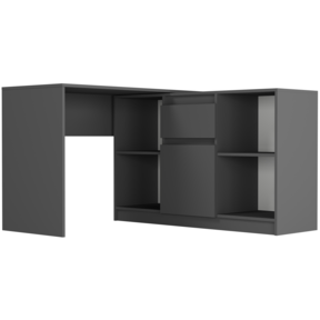 Hoekbureau vito antraciet
