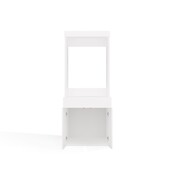 Wasmachine of wasdroger kast met lade wit