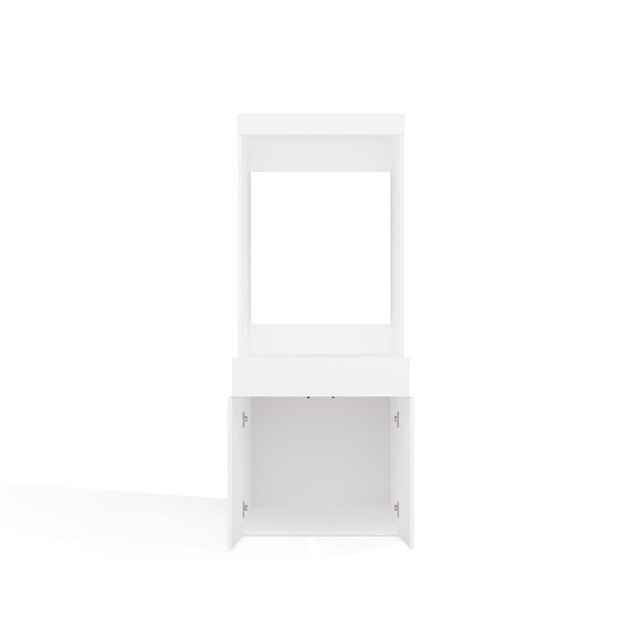 Wasmachine of wasdroger kast met lade wit