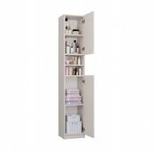 Wasmachine ombouw creme met zij kast